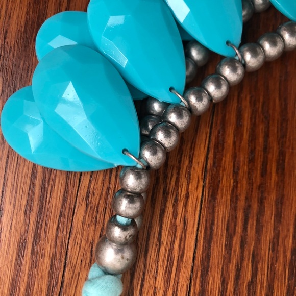 Max & Chloe Blu Bijoux Turquoise Teardrop Necklace - Picture 8 of 8